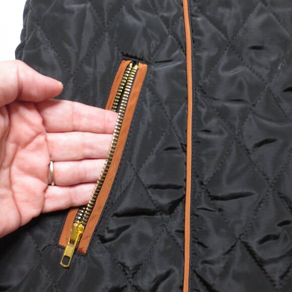 GAMEDAY womens VEST puffer BLACK gold OKLAHOMA CITY THUNDER SIZE XL - Picture 2 of 10